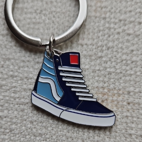 Vans Navy and Light Blue Sneaker Keychain - Picture 4 of 10